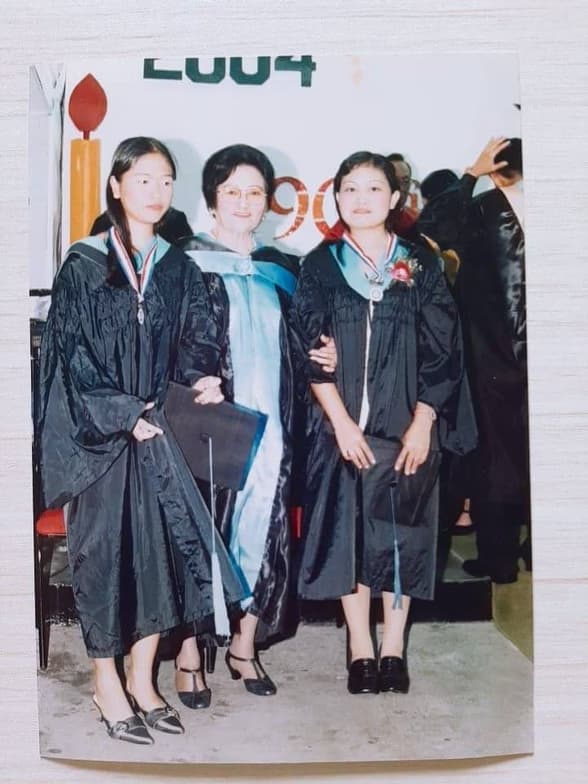 Graduation ceremony photo of Jeaneth 