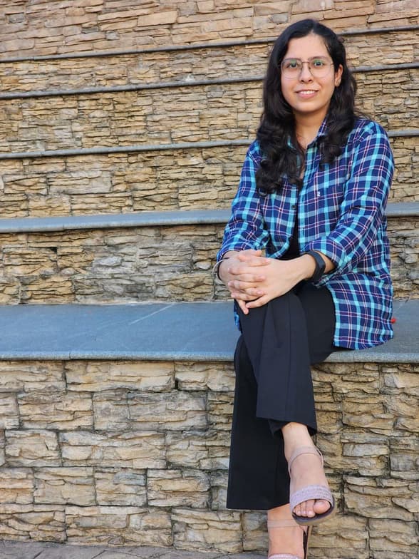 Travel snapshot of Muskan during a trip 
