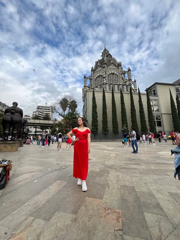 Travel snapshot of Viviana during a trip 