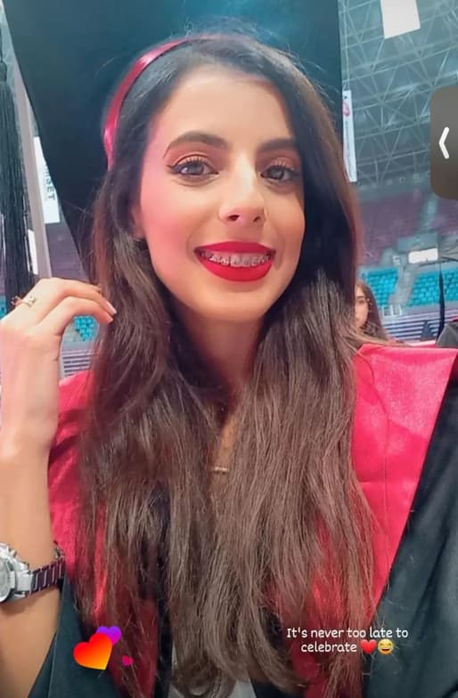 Graduation ceremony photo of amani 