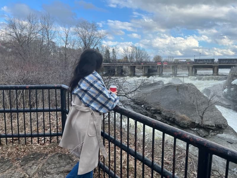 Travel snapshot of amani during a trip 