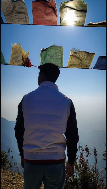 Travel snapshot of Ritesh during a trip 