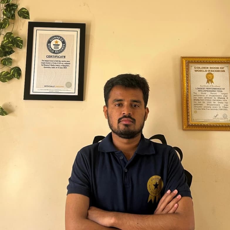 Profile photo of Dr Dhanraj S, Yoga tutor at Wiingy 