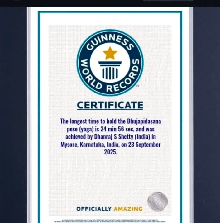 Verified degree or teaching certification of Dr Dhanraj S 