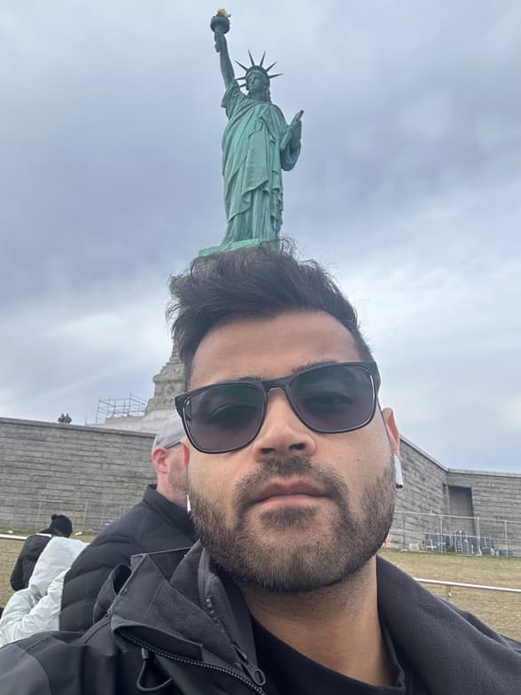 Travel snapshot of Pranjal during a trip 