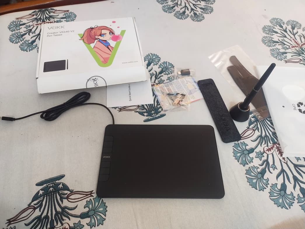 Teaching setup of Tahera for private tutoring 