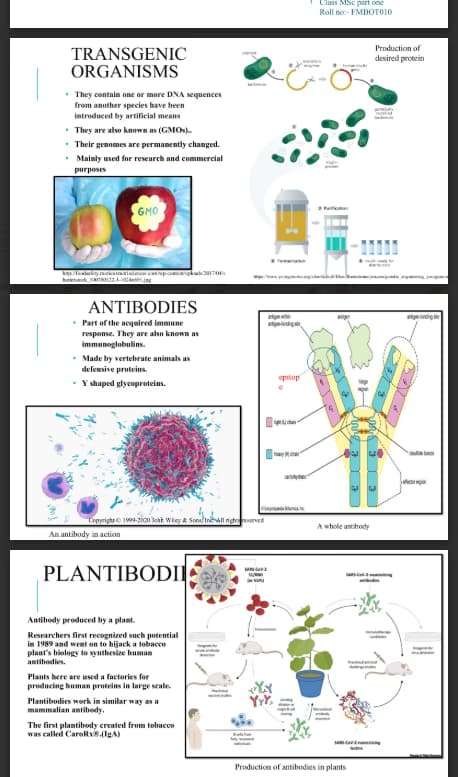 Biology learning materials by Sandra 