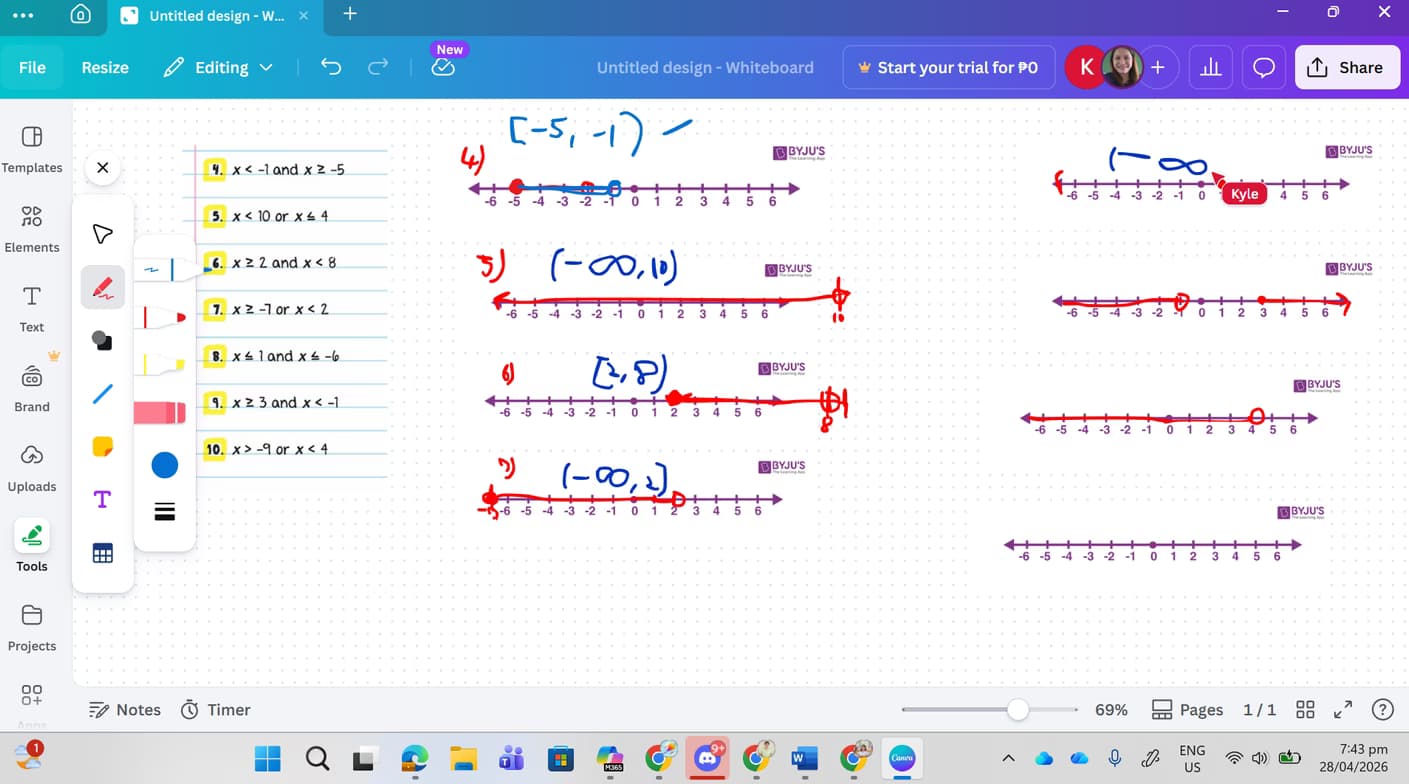 Mathematics learning materials by Biada 