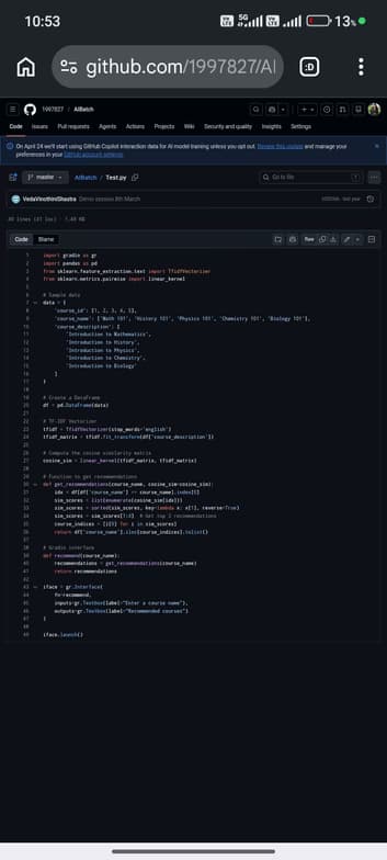 Data Science learning materials by Vinothini 