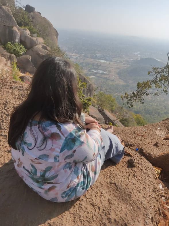 Travel snapshot of Shivani during a trip 