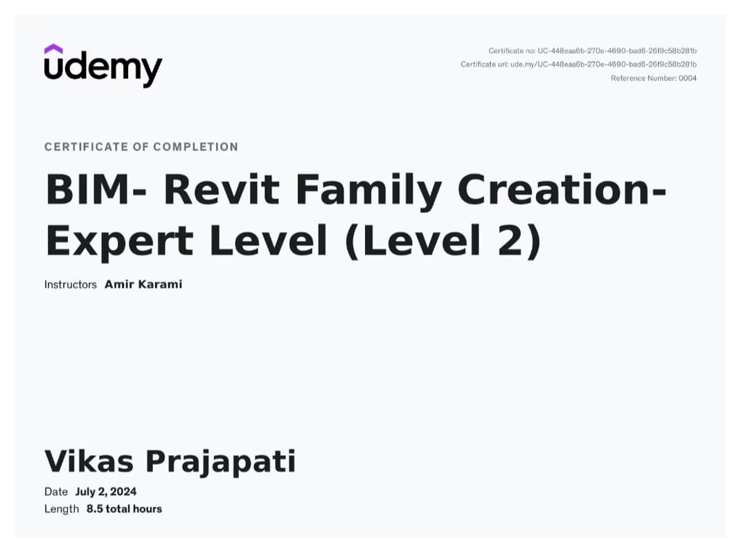 Verified degree or teaching certification of Vikas 