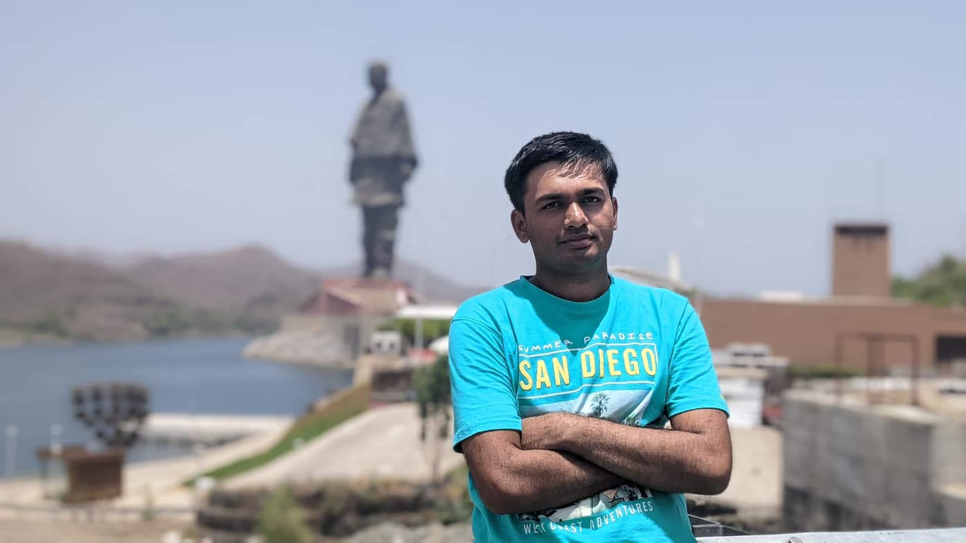 Travel snapshot of Devashish during a trip 