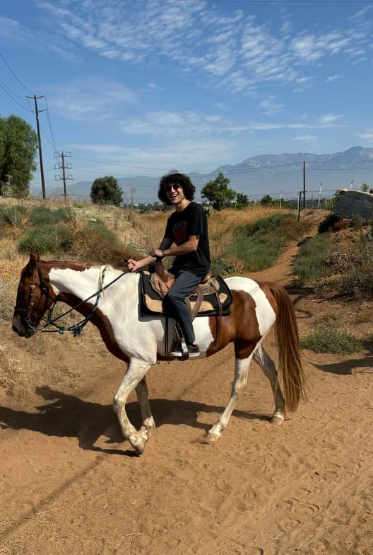 Travisenjoying a hobby outside teaching 