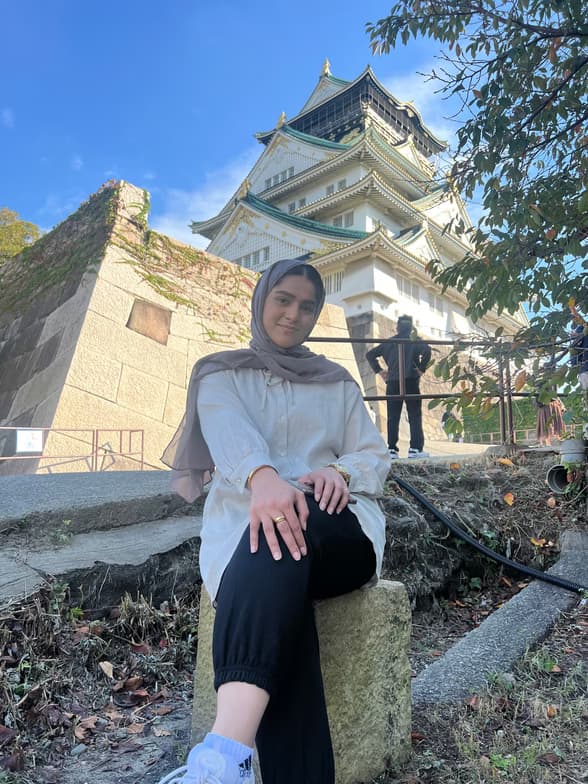 Travel snapshot of Zainab  during a trip 