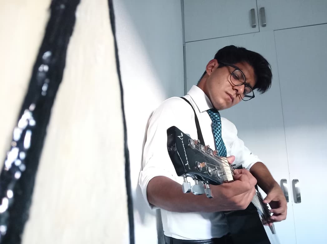 Jehuenjoying a hobby outside teaching 