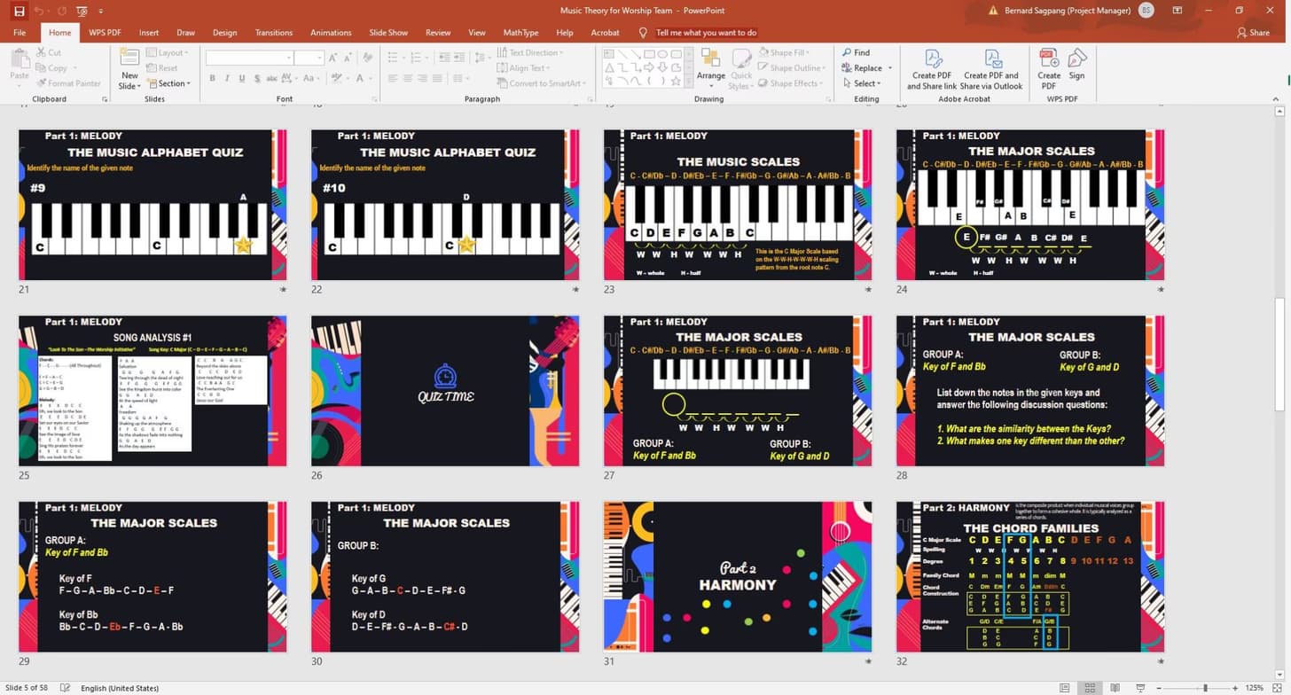 Piano learning materials by Bernard Jess 