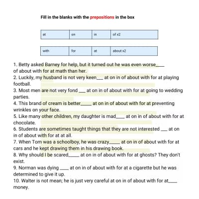 English learning materials by Kerine 