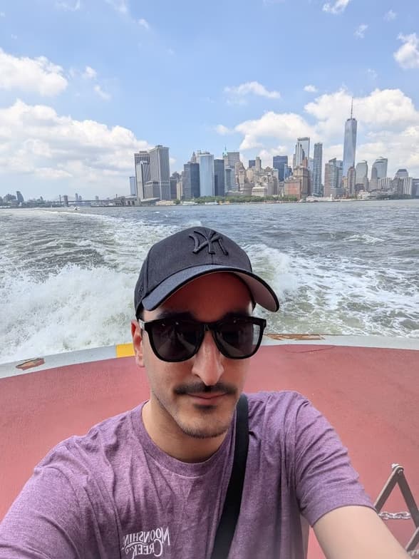 Travel snapshot of Joao during a trip 