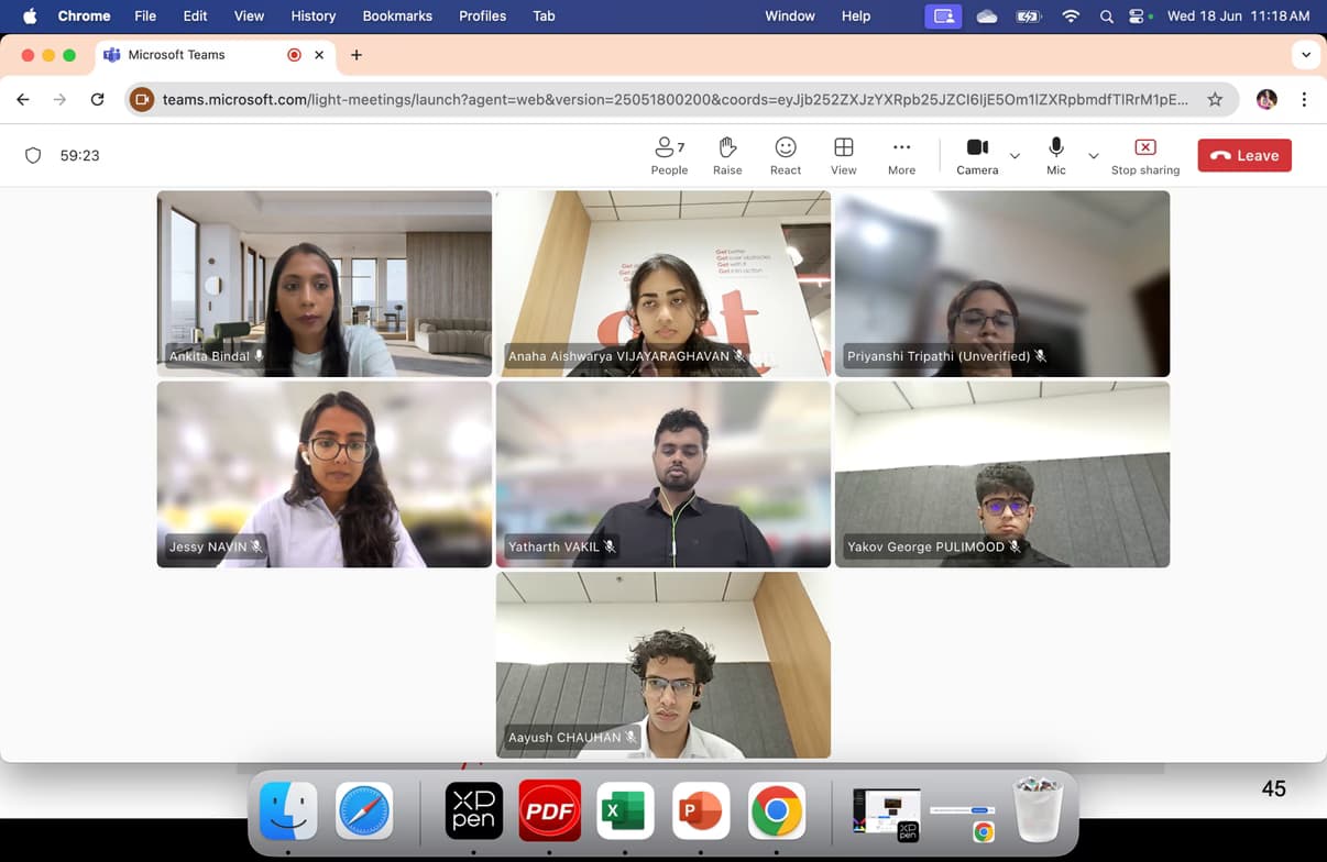 Ankita conducting a lesson 