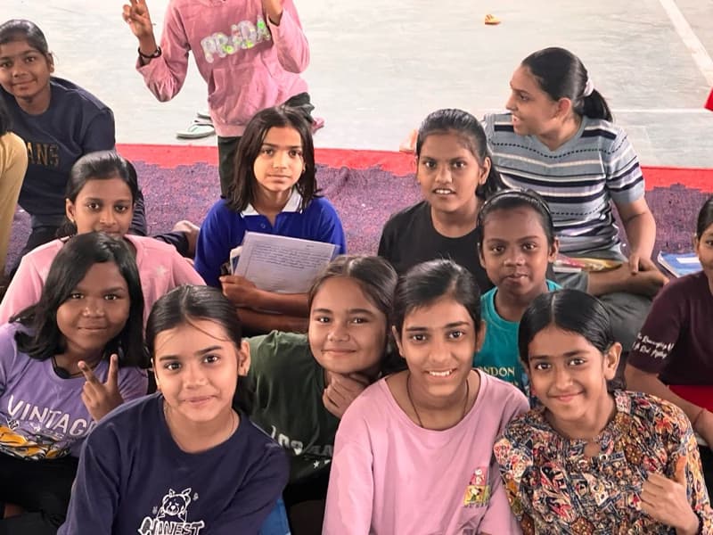 Piyush  conducting a lesson 