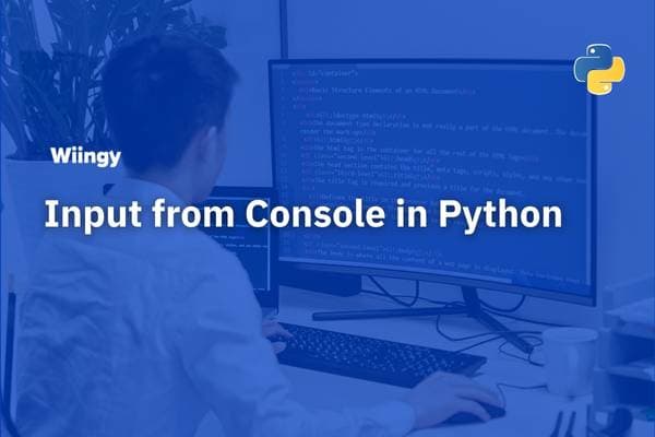 Input from console in python