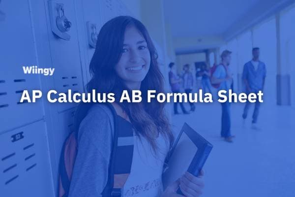 AP Calculus AB Formula Sheet