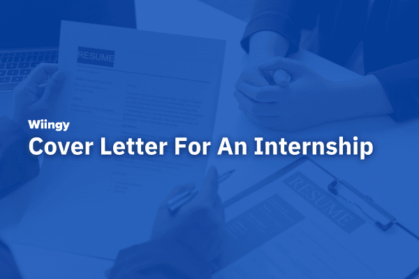 Cover Letter For An Internship