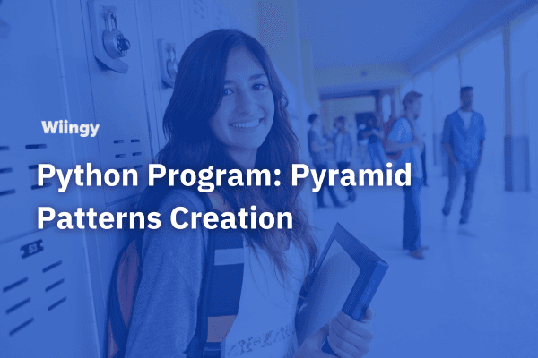 pyramid pattern python program