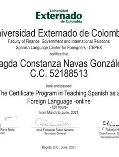 Profile photo of Constanza  Navas Gonzalez, undefined tutor at Wiingy