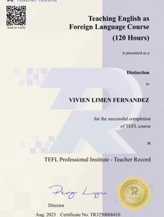 Profile photo of Vivien Fernandez Torres, undefined tutor at Wiingy