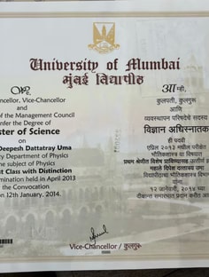 Profile photo of Deepesh Dattatray Mahale, undefined tutor at Wiingy