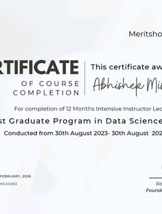 Profile photo of Abhishek Mishra, undefined tutor at Wiingy