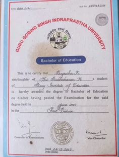 Profile photo of Prajeesha  K, undefined tutor at Wiingy