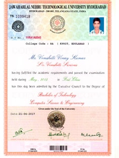 Profile photo of Vinay Kumar Vemshetti, undefined tutor at Wiingy