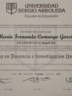 Profile photo of Maria Fernanda Camargo, undefined tutor at Wiingy