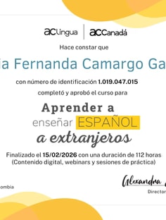 Profile photo of Maria Fernanda Camargo, undefined tutor at Wiingy