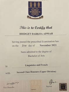 Profile photo of Bridget  Appiah , undefined tutor at Wiingy