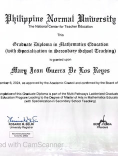 Profile photo of Mary Jean De Los Reyes, undefined tutor at Wiingy