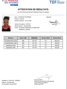 Profile photo of Francine Tchokoga Tchamaba, undefined tutor at Wiingy