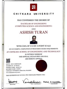 Profile photo of Ashish Turan, undefined tutor at Wiingy