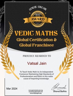 Profile photo of VATSAL JAIN, undefined tutor at Wiingy