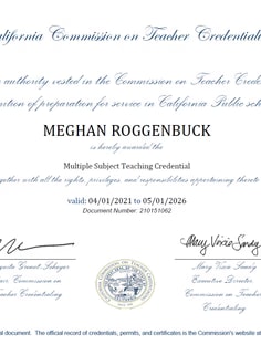 Profile photo of Meghan Roggenbuck, undefined tutor at Wiingy