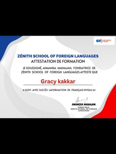 Profile photo of Gracy  Kakkar, undefined tutor at Wiingy