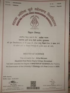 Profile photo of Aliha Maryam, undefined tutor at Wiingy