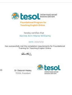 Profile photo of Kerine Williams , undefined tutor at Wiingy