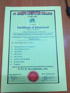 Profile photo of Dominick  Oloo, undefined tutor at Wiingy