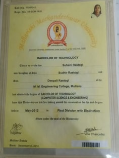 Profile photo of Suhani Rastogi, undefined tutor at Wiingy