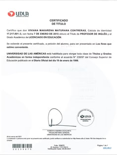 Profile photo of Viviana Maturana, undefined tutor at Wiingy