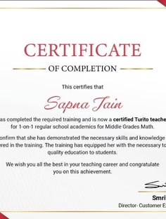 Profile photo of Sapna  Jain, undefined tutor at Wiingy