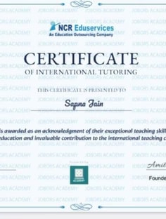 Profile photo of Sapna  Jain, undefined tutor at Wiingy